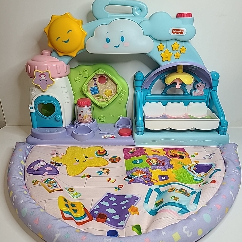 Fisher Price Little People 123 Babies Playdate Playset WORKS!